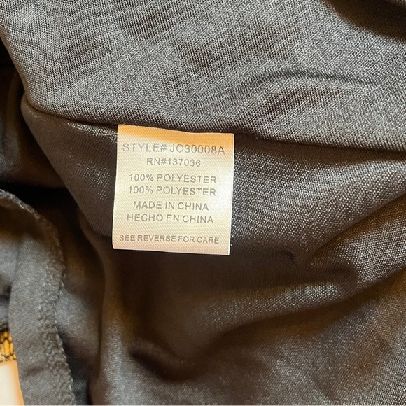 Women's Strapless LoveMarks Dress Small Black/Gold Floral Short Preowned - Picture 4 of 9